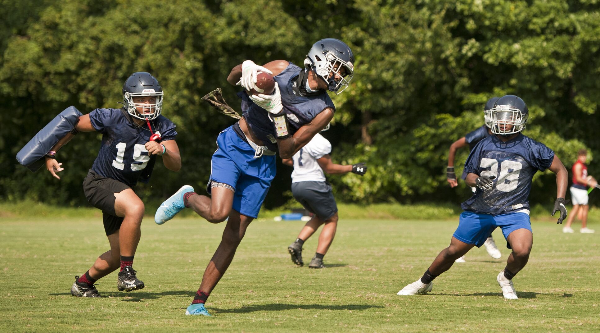 East Forsyth football first day